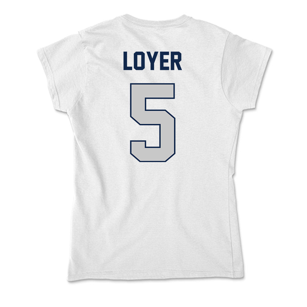 BU - NCAA Women's Volleyball : Jersey Loyer - Soft Style Women’s T-Shirt-1