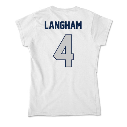 BU - NCAA Women's Basketball : Kennedy Langham - Soft Style Women’s T-Shirt-1
