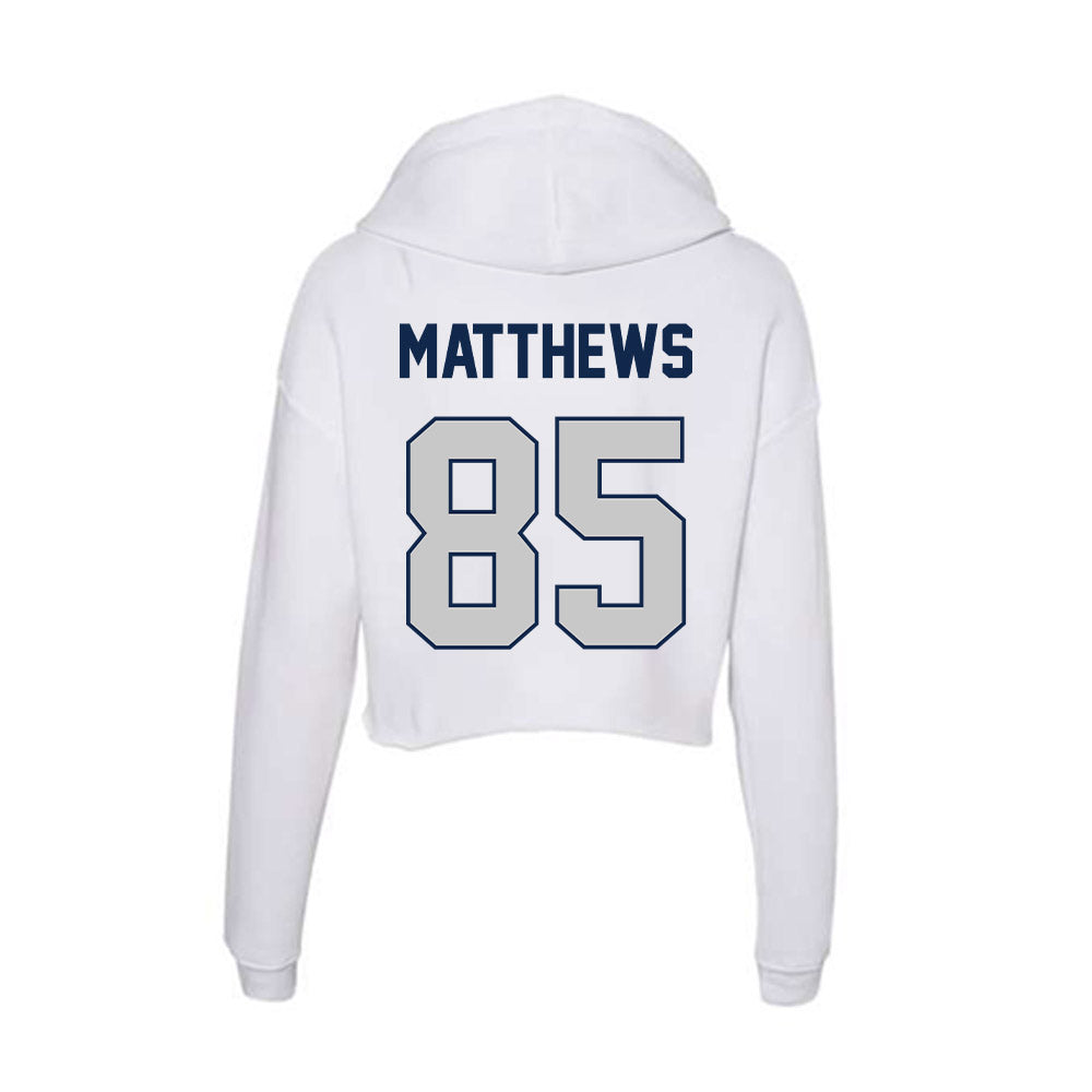 BU - NCAA Football : Blake Matthews - Women's Crop Fleece Hoodie-1