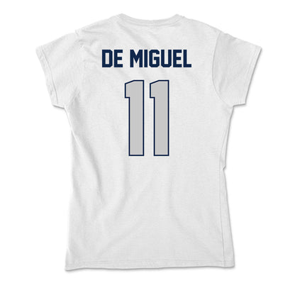 Butler - NCAA Men's Soccer : Nacho De Miguel - Soft Style Women’s T-Shirt-1