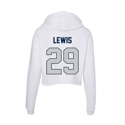Butler - NCAA Football : Henry Lewis - Women's Crop Fleece Hooded Sweatshirt-1