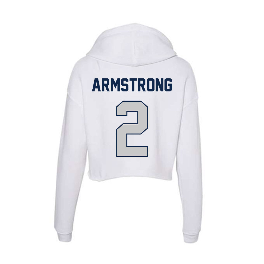 BU - NCAA Football : Mason Armstrong - Women's Crop Fleece Hoodie-1