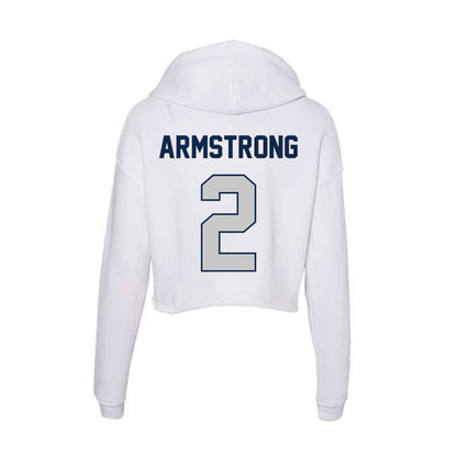 BU - NCAA Football : Mason Armstrong - Women's Crop Fleece Hoodie-1
