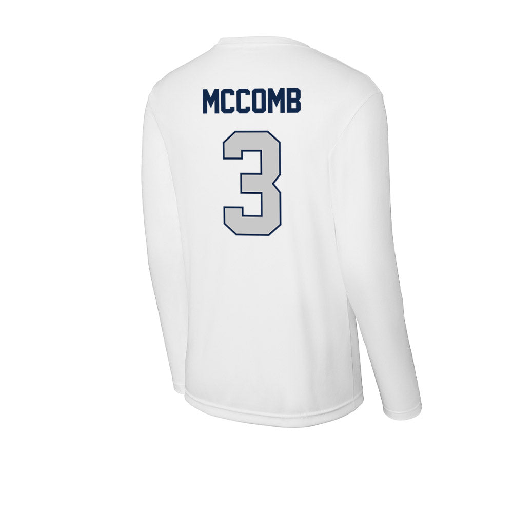 BU - NCAA Men's Basketball : Ethan Mccomb - Performance Long Sleeve T-Shirt-1