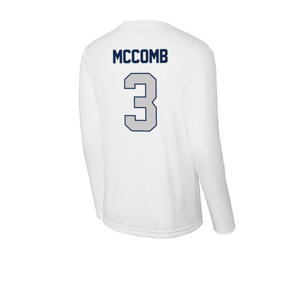 BU - NCAA Men's Basketball : Ethan Mccomb - Performance Long Sleeve T-Shirt-1
