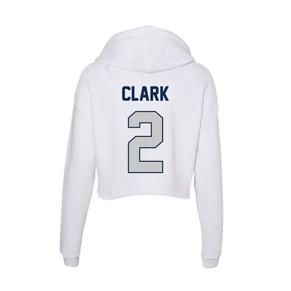 BU - NCAA Softball : Erin Clark - Women's Crop Fleece Hoodie-1
