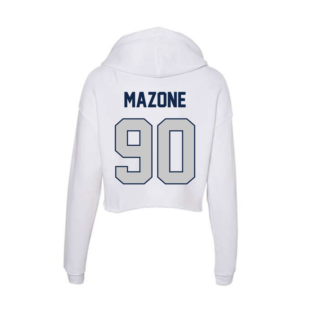 Butler - NCAA Football : Blake Mazone - Women's Crop Fleece Hooded Sweatshirt-1