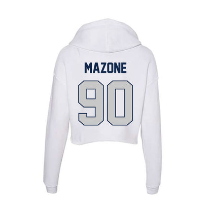 Butler - NCAA Football : Blake Mazone - Women's Crop Fleece Hooded Sweatshirt-1