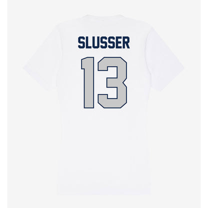 BU - NCAA Women's Volleyball : Carly Slusser - Women's V-Neck T-Shirt-1