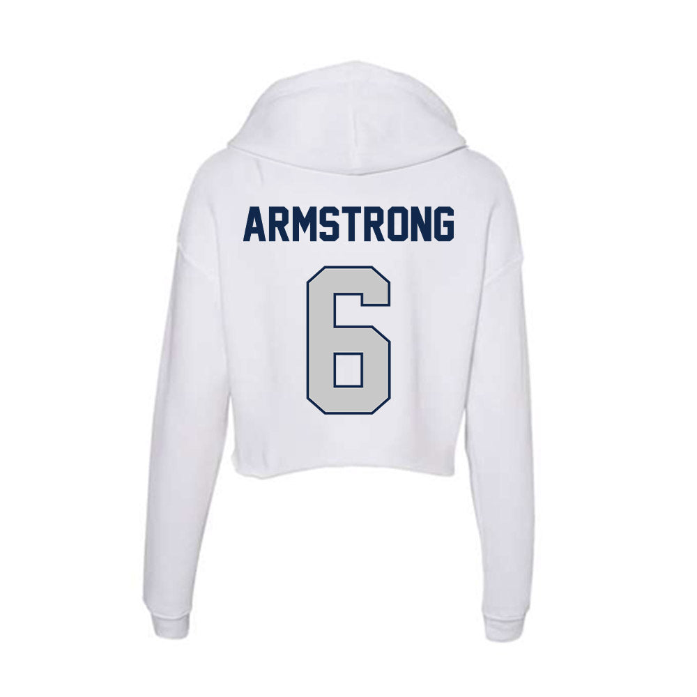 Butler - NCAA Football : Kameron Armstrong - Women's Crop Fleece Hoodie-1
