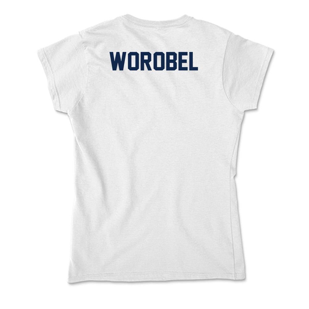 Butler - NCAA Men's Tennis : Wesley Worobel - Soft Style Women’s T-Shirt-1