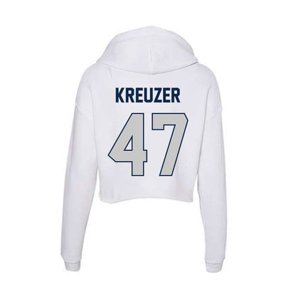 Butler - NCAA Football : Cole Kreuzer - Women's Crop Fleece Hoodie-1