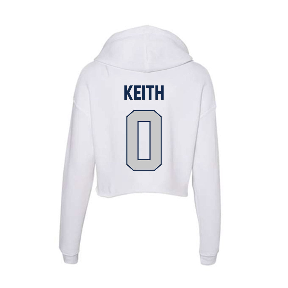 Butler - NCAA Men's Basketball : Jackson Keith - Women's Crop Fleece Hoodie-1