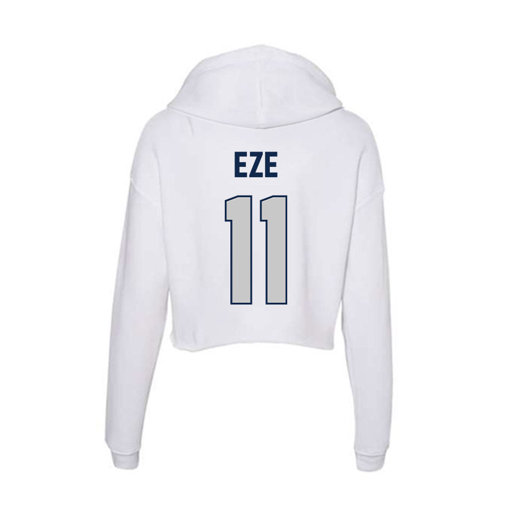 Butler - NCAA Football : Okemdi Eze - Women's Crop Fleece Hooded Sweatshirt-1