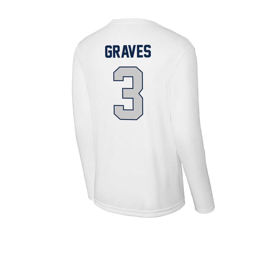 Butler - NCAA Women's Soccer : Chrissy Graves - Activewear Long Sleeve T-Shirt-1