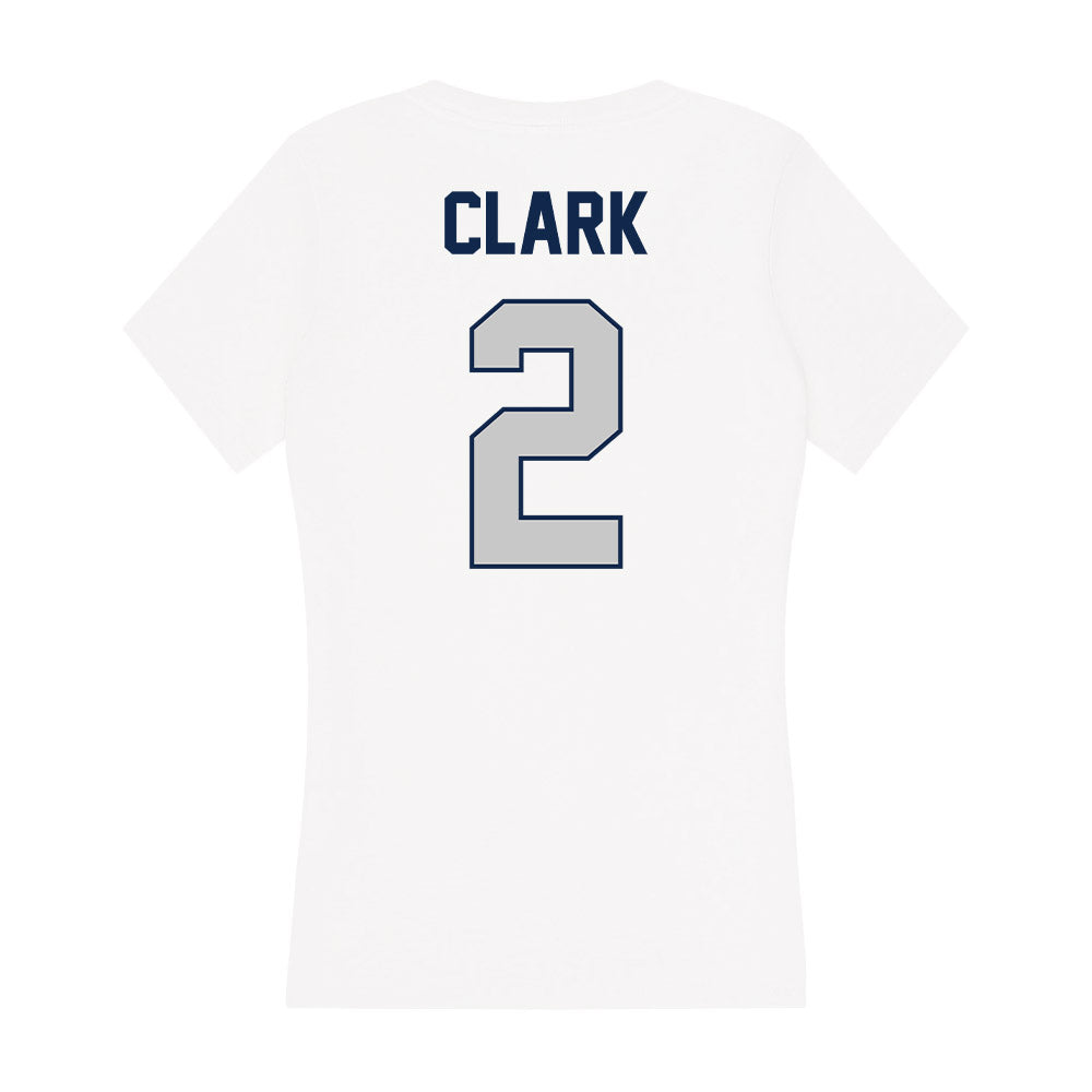 BU - NCAA Softball : Erin Clark - Women's V-Neck T-Shirt-1