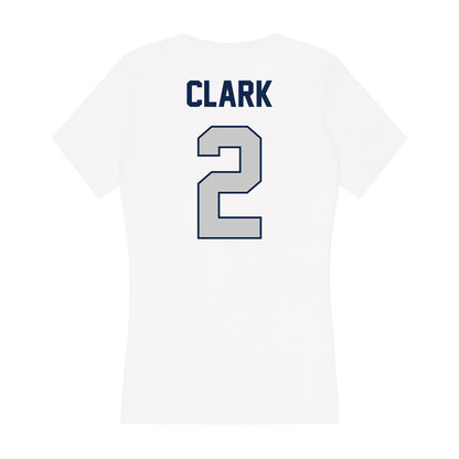 BU - NCAA Softball : Erin Clark - Women's V-Neck T-Shirt-1