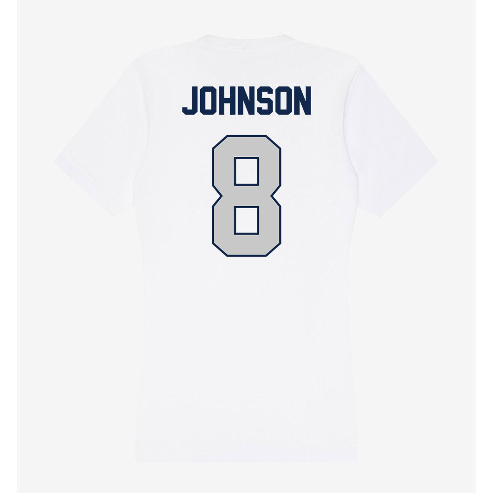 Butler - NCAA Softball : Alyx Johnson - Women's V-Neck T-Shirt-1