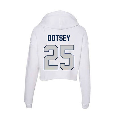 BU - NCAA Women's Basketball : Caroline Dotsey - Women's Crop Fleece Hoodie-1