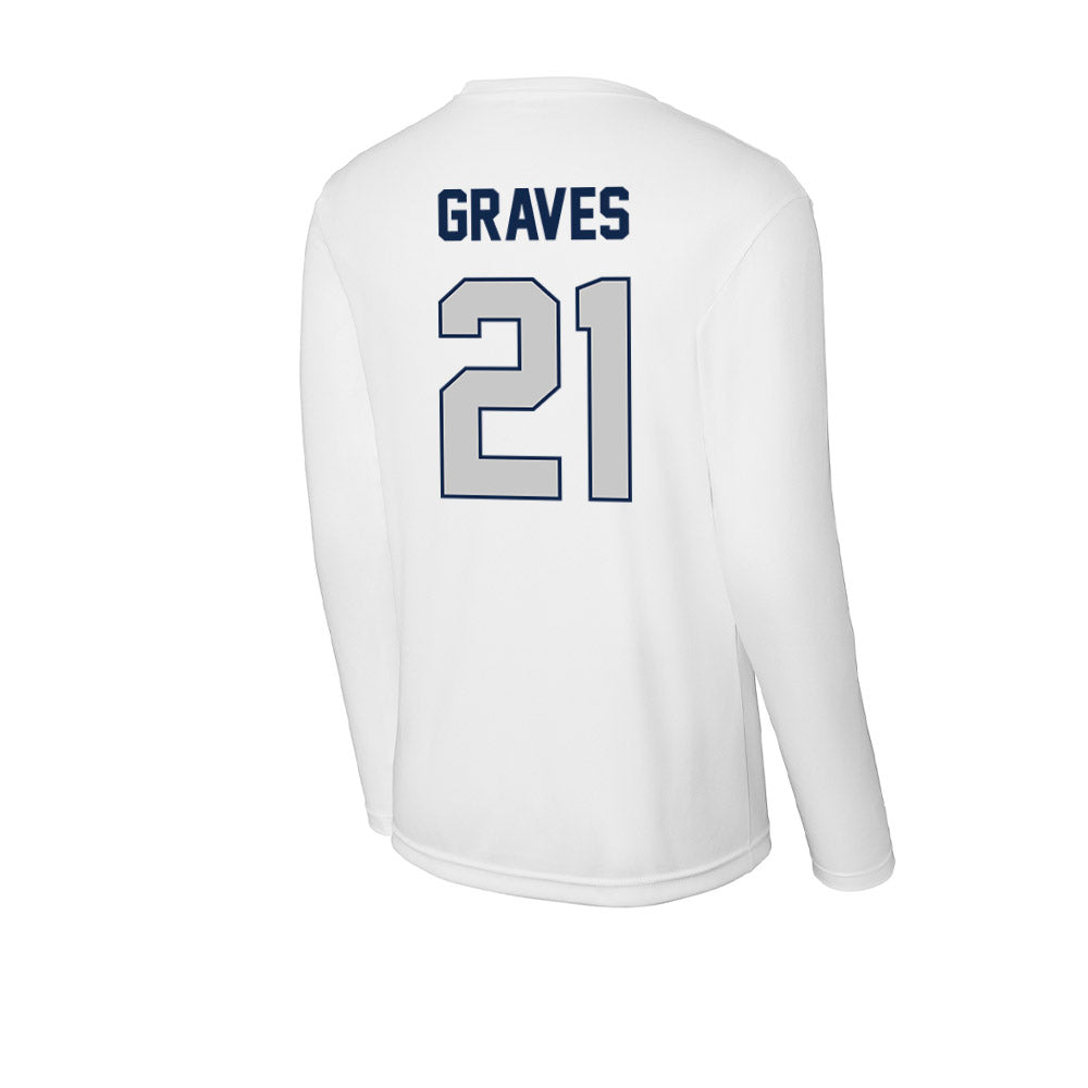 Butler - NCAA Softball : Kendall Graves - Activewear Long Sleeve T-Shirt-1