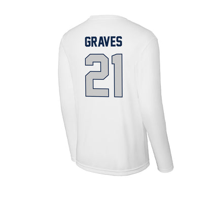 Butler - NCAA Softball : Kendall Graves - Activewear Long Sleeve T-Shirt-1