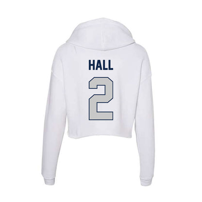 Butler - NCAA Women's Lacrosse : Chloe Hall - Women's Crop Fleece Hooded Sweatshirt-1