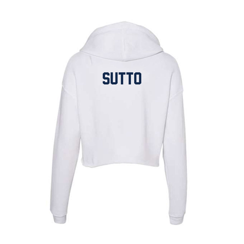 BU - NCAA Men's Golf : Logan Sutto - Women's Crop Fleece Hoodie-1