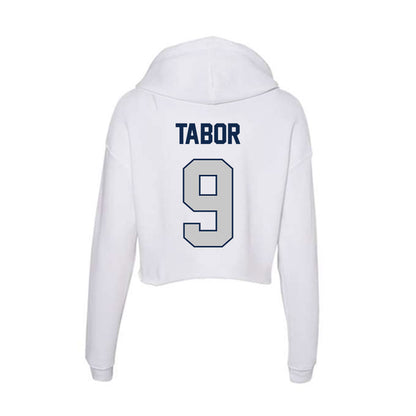 Butler - NCAA Football : Andrew Tabor - Women's Crop Fleece Hooded Sweatshirt-1