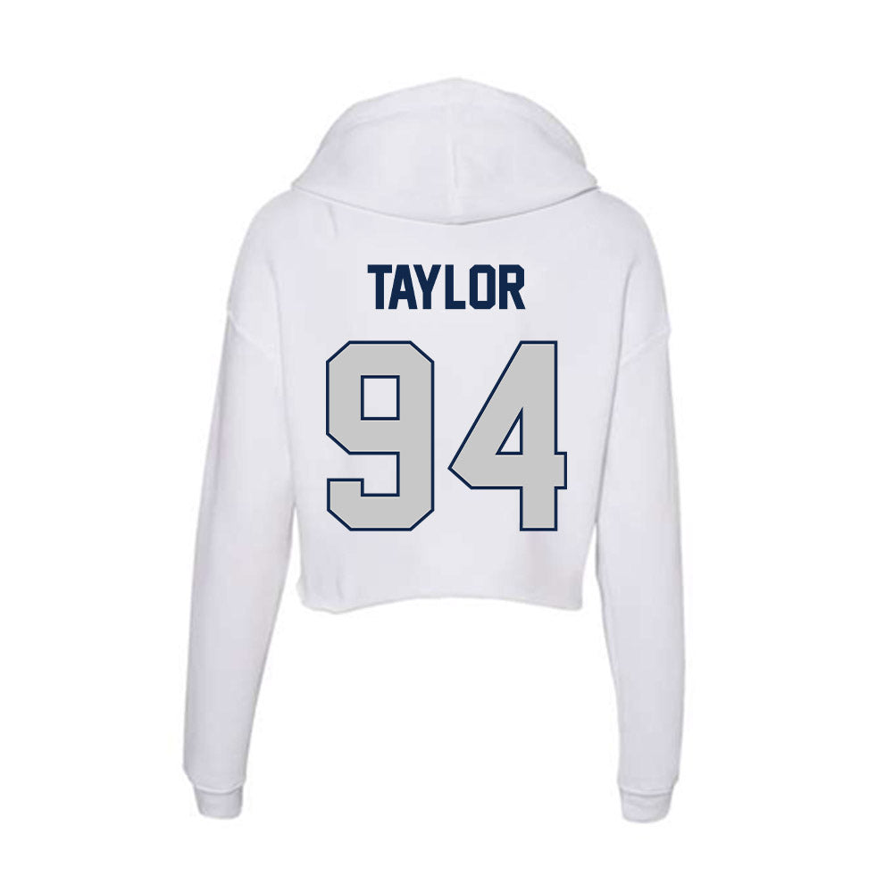 Butler - NCAA Football : Jarron Taylor - Women's Crop Fleece Hooded Sweatshirt-1