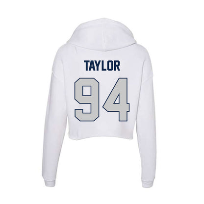 Butler - NCAA Football : Jarron Taylor - Women's Crop Fleece Hooded Sweatshirt-1