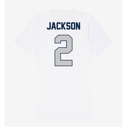Butler - NCAA Men's Basketball : Jalen Jackson - Women's V-Neck T-Shirt-1