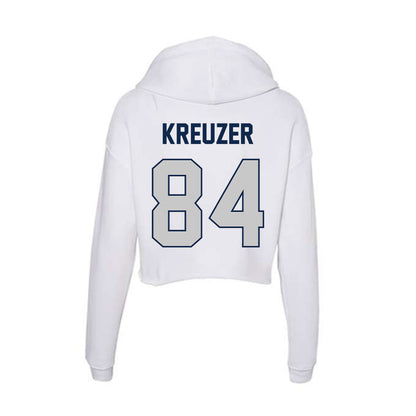 Butler - NCAA Football : Cole Kreuzer - Women's Crop Fleece Hooded Sweatshirt-1