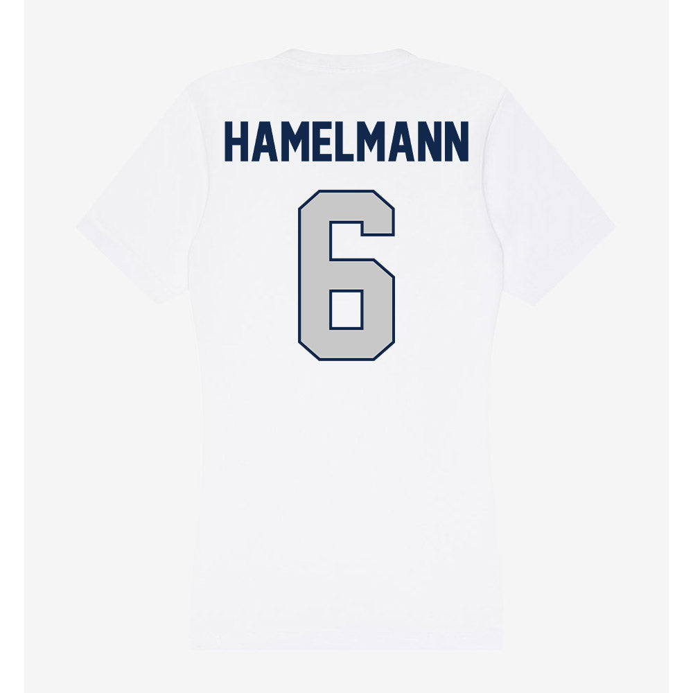 Butler - NCAA Women's Soccer : Emma Hamelmann - Women's V-Neck T-Shirt-1