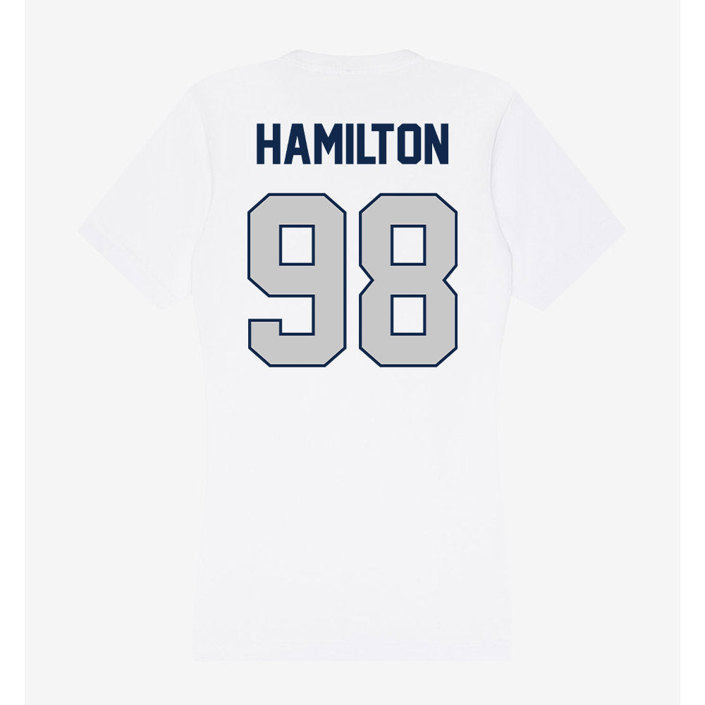 Butler - NCAA Football : Saladin Hamilton - Women's V-Neck T-Shirt-1