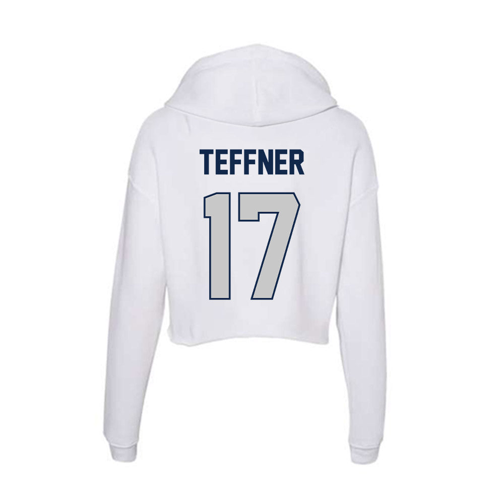 Butler - NCAA Women's Soccer : Kensey Teffner - Women's Crop Fleece Hoodie-1