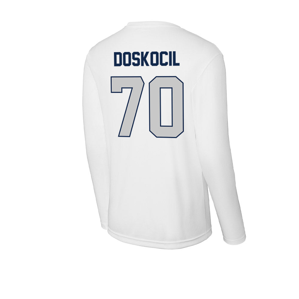 BU - NCAA Football : Kirk Doskocil - Performance Long Sleeve T-Shirt-1