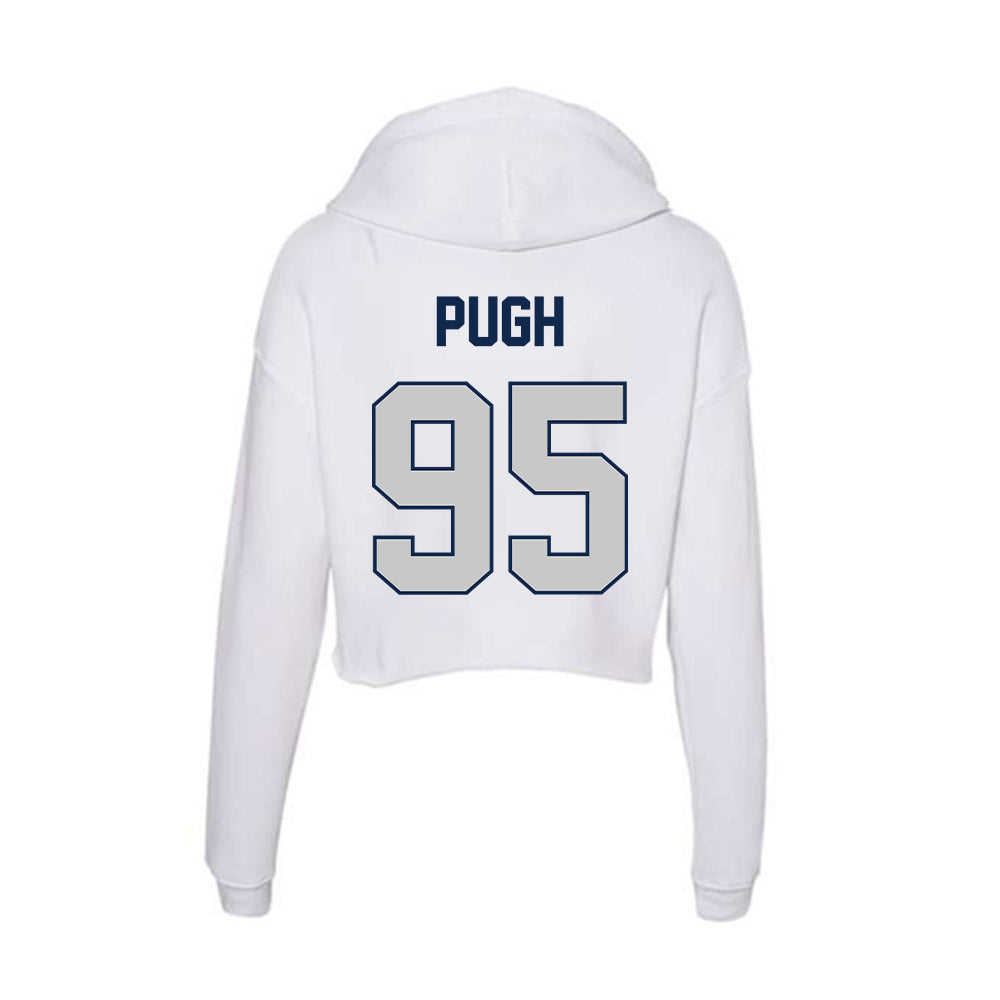 Butler - NCAA Football : Michael Pugh - Women's Crop Fleece Hooded Sweatshirt-1