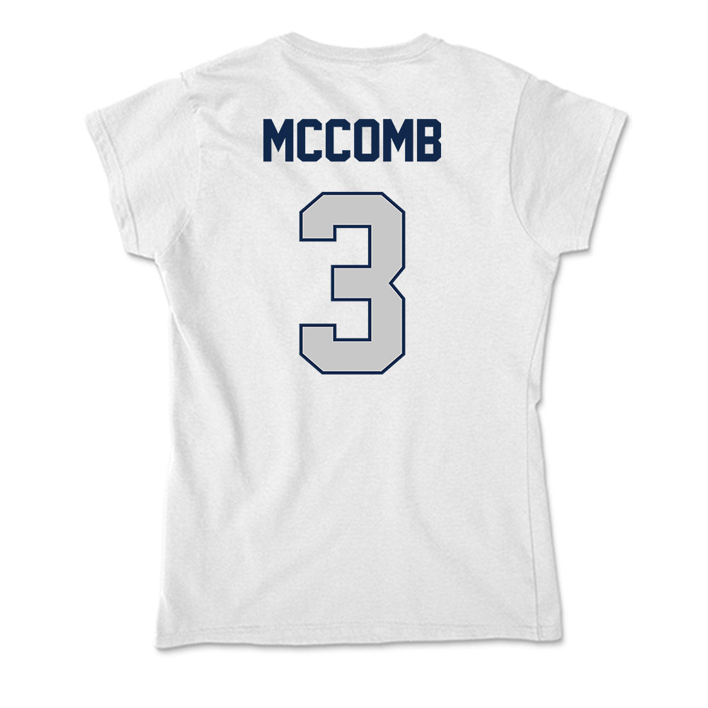 BU - NCAA Men's Basketball : Ethan Mccomb - Soft Style Women’s T-Shirt-1