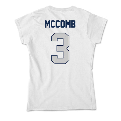 BU - NCAA Men's Basketball : Ethan Mccomb - Soft Style Women’s T-Shirt-1