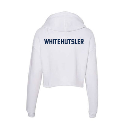 Butler - NCAA Men's Track & Field : Jacob White-Hutsler - Women's Crop Fleece Hoodie-1