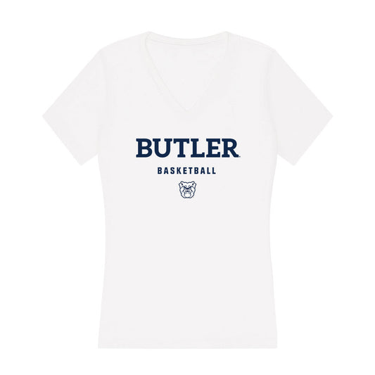 BU - NCAA Women's Basketball : Saniya Jackson - Women's V-Neck T-Shirt-0
