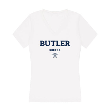 Butler - NCAA Women's Soccer : Kate Malin - Women's V-Neck T-Shirt-0