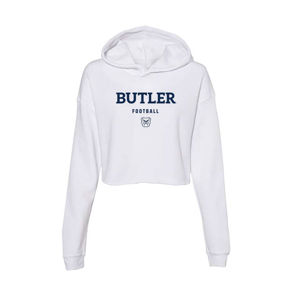 Butler - NCAA Football : Jarron Taylor - Women's Crop Fleece Hooded Sweatshirt-0