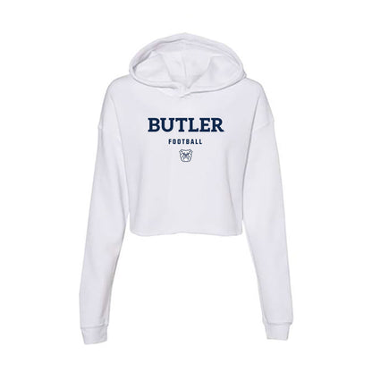 Butler - NCAA Football : Jarron Taylor - Women's Crop Fleece Hooded Sweatshirt-0
