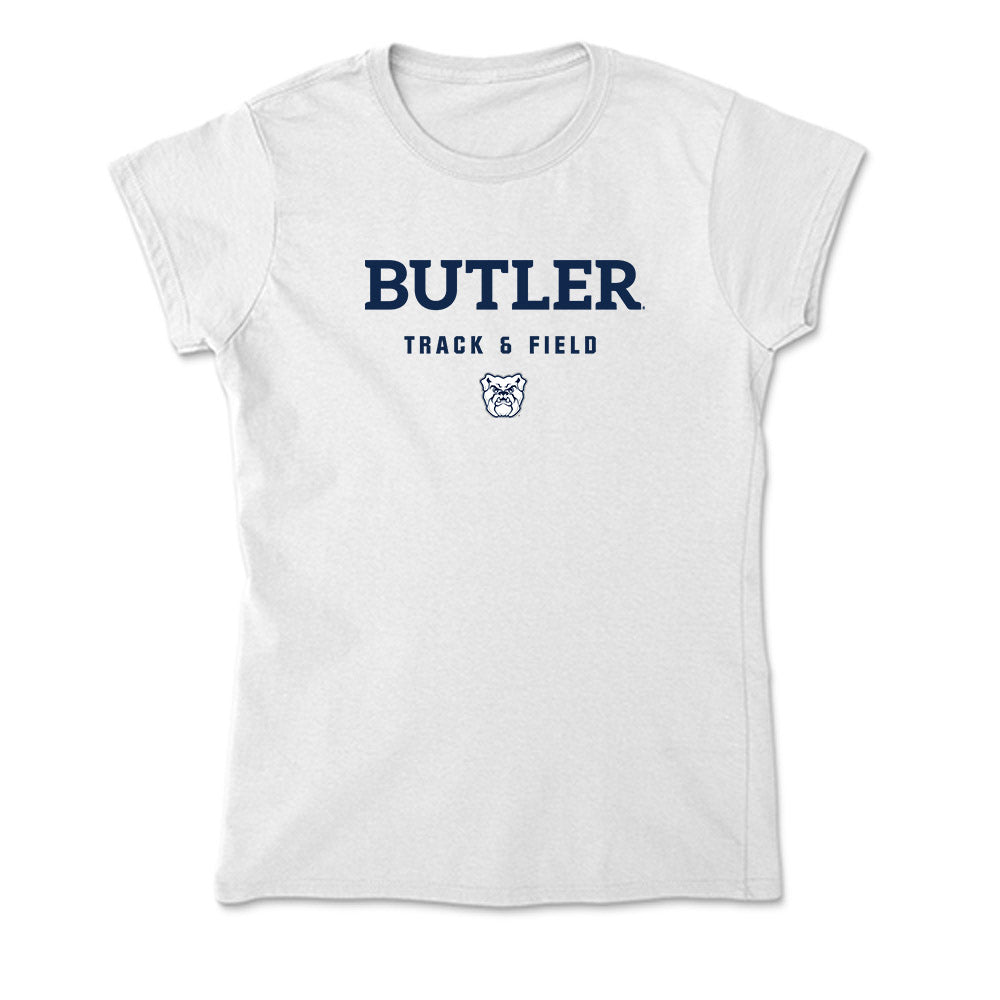 Butler - NCAA Men's Track & Field : Sam Long - Soft Style Women’s T-Shirt-0