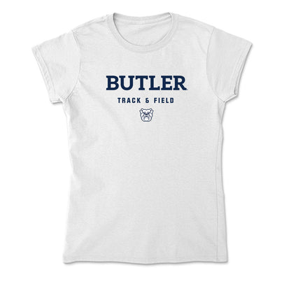 Butler - NCAA Men's Track & Field : Sam Long - Soft Style Women’s T-Shirt-0