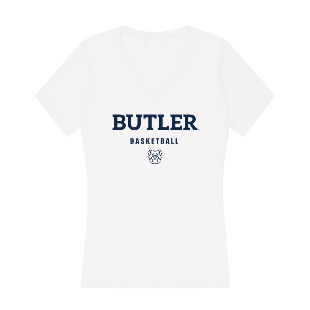 BU - NCAA Women's Basketball : Mallory Miller - Women's V-Neck T-Shirt-0