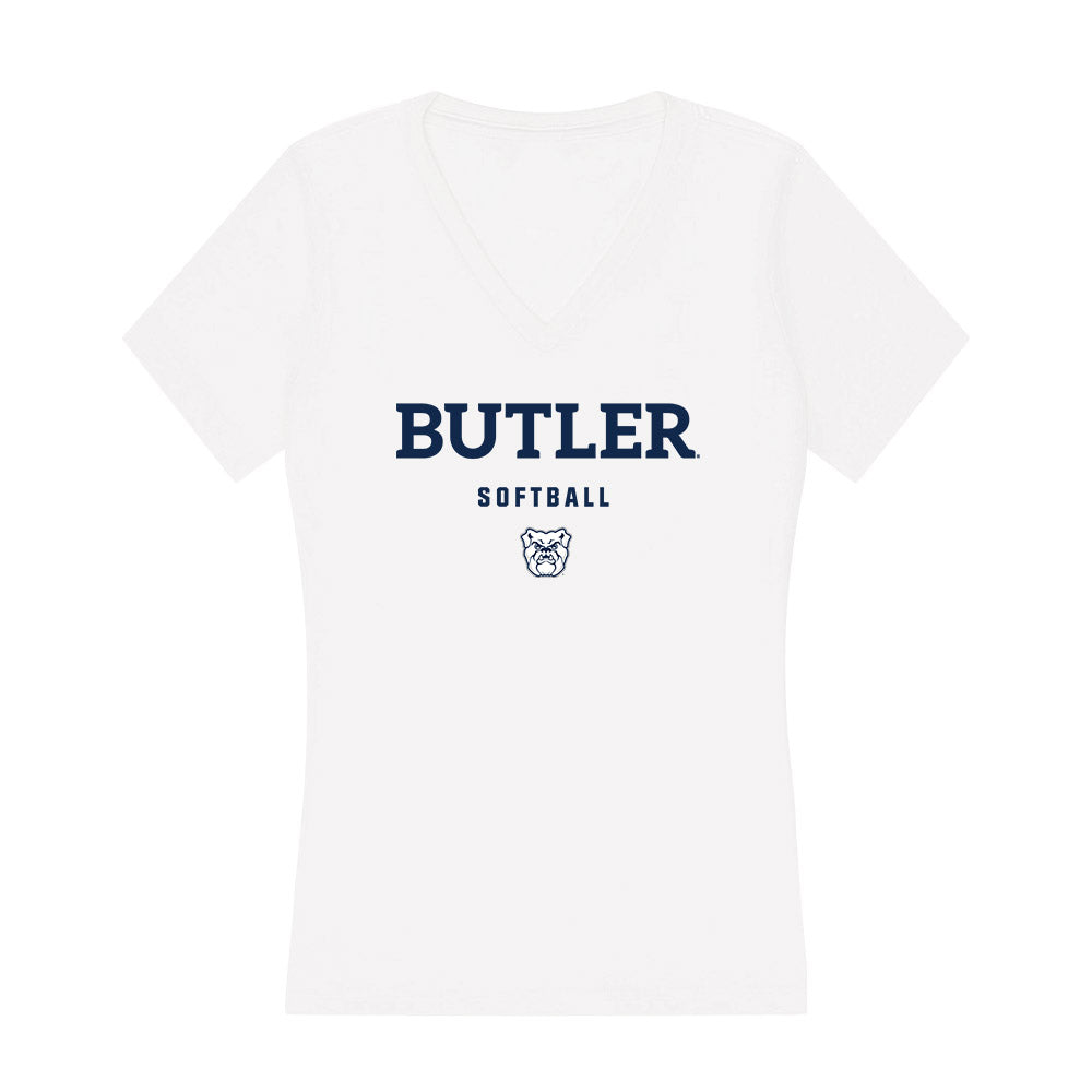 Butler - NCAA Softball : Kayla Preiss - Women's V-Neck T-Shirt-0
