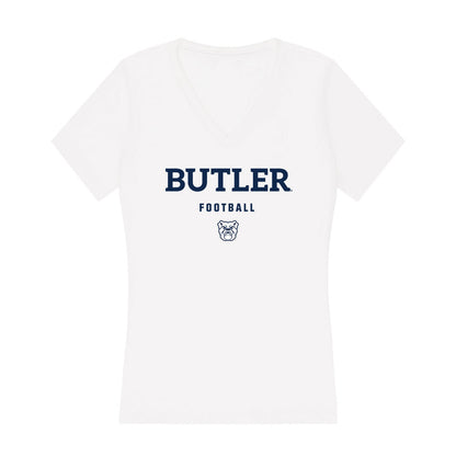 Butler - NCAA Football : Jarron Taylor - Women's V-Neck T-Shirt-0