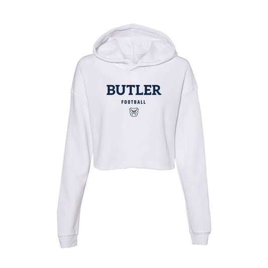 Butler - NCAA Football : Rylan Keesling - Women's Crop Fleece Hooded Sweatshirt-0